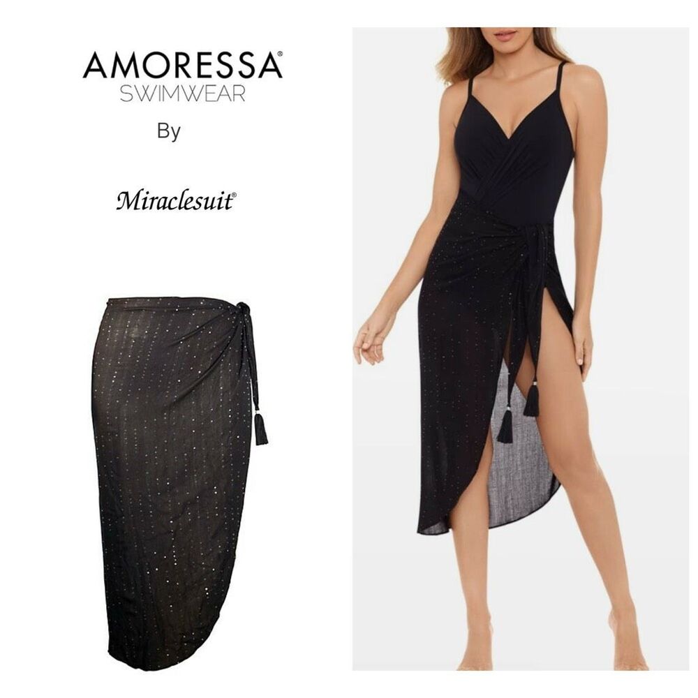 New. Amoressa by Miraclesuit scarf coverup. S/M. Retails $120